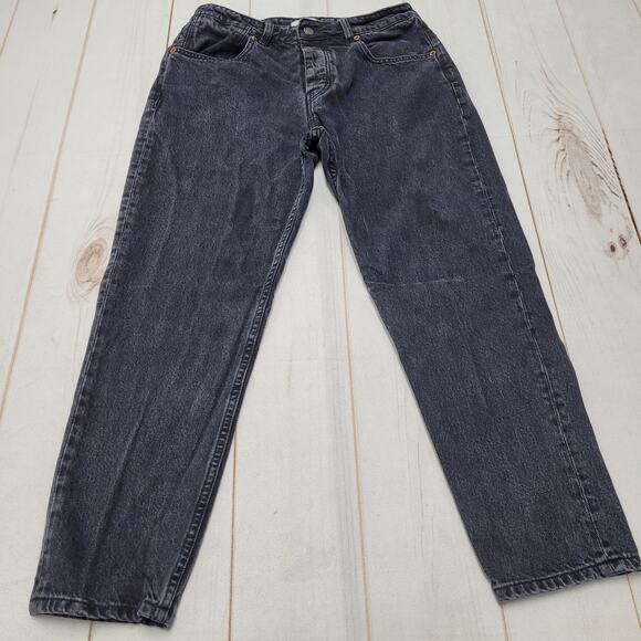 Decade Momo black high rise tapered mom jeans - Picture 2 of 13